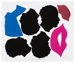 A graphic of various shapes including silhouettes.